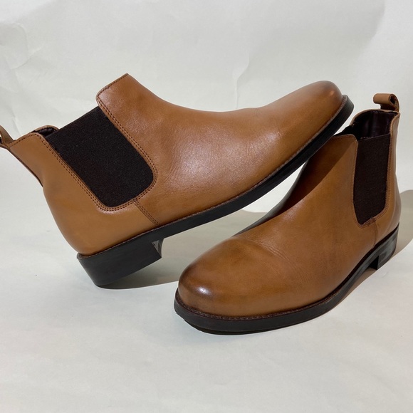 Dapper Shoes Co Brown and Black Chelsea Boots - Picture 1 of 8